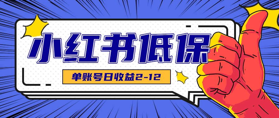 适合空闲时间操作的小红书低保项目，小红薯发布笔记，单个账号每天可获得2-12元左右-皮皮网创