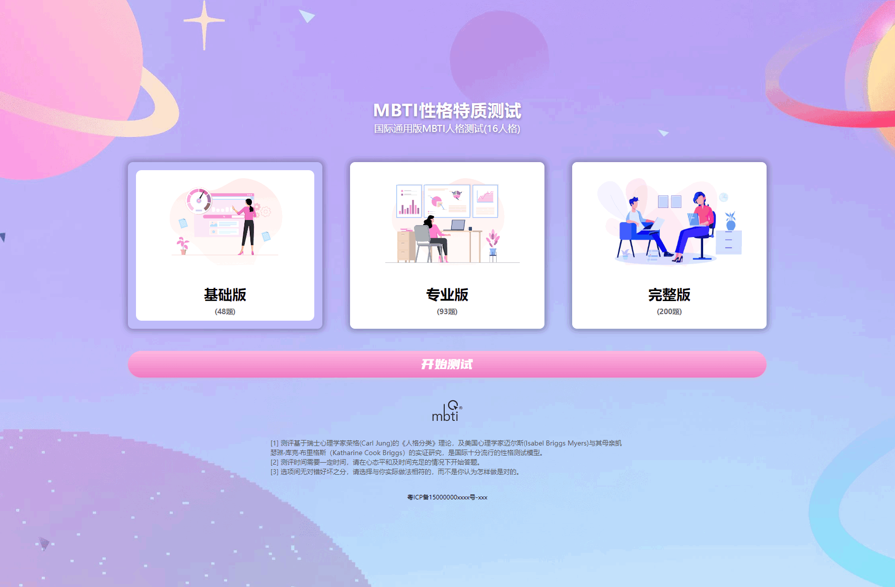 MBTI十六型人格职业性格测试源码完整版 亲测源码-皮皮网创