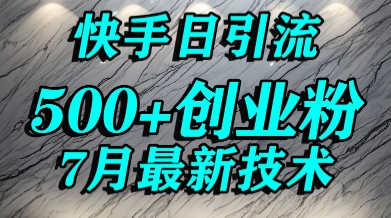 创业粉怎么打？快手精准引流创业粉，宝妈群体日进500+精准流量-皮皮网创