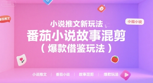 小说推文新玩法，番茄小说故事混剪(爆款借鉴玩法)-皮皮网创
