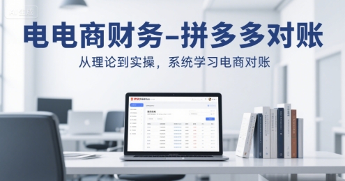 电商财务-拼多多对账，从理论到实操，系统学习电商对账-皮皮网创