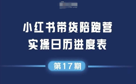 小红书第17期带货陪跑营，不囤货，无不直播，无不投流，通过选品+笔记内容+测品+笔记铺量+矩阵运营打爆款-皮皮网创