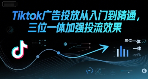 Tiktok广告投放从入门到精通，三位一体加强投流效果-皮皮网创
