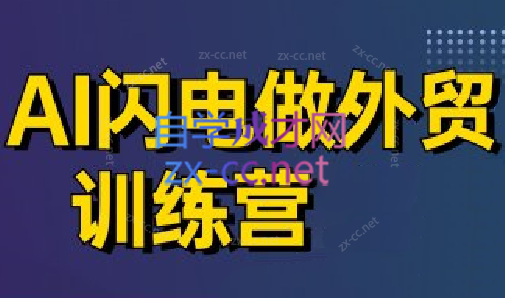 大卫·AI闪电做外贸训练营(更新7月)-皮皮网创