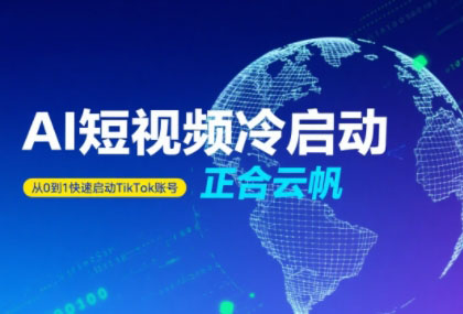 正合·TiktokAi短视频快速冷启动-皮皮网创