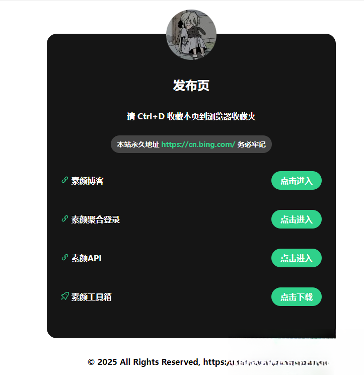 2025最新网站发布页 全新Ui 好看的导航页面-皮皮网创
