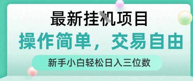 最新挂G项目，人人可上手，操作简单， 每天24小时自动运行轻松日入三位数【揭秘】-皮皮网创
