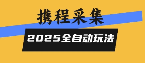 2025携程信息采集全自动玩法，高单价，零人工，全天开干【揭秘】-皮皮网创