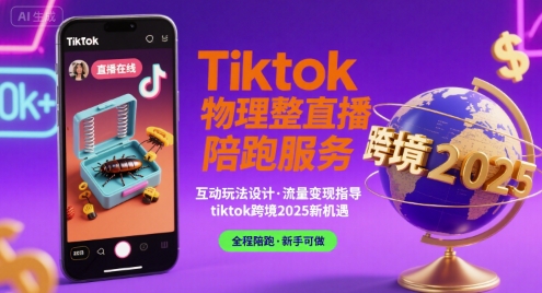 Tiktok物理整蛊直播陪跑服务-tiktok跨境2025-皮皮网创