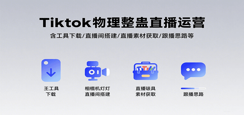 Tiktok物理整蛊直播运营，包含工具下载/直播间搭建/直播素材获取/跟播思路等-皮皮网创