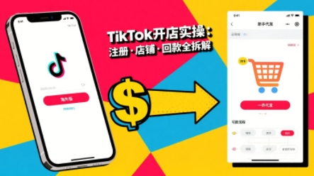TikTok从开店到投流的进阶课，从基础实操到高阶技巧一网打尽-皮皮网创