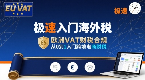 极速入门海外税，欧洲VAT财税合规，从0到1入门跨境电商财税-皮皮网创