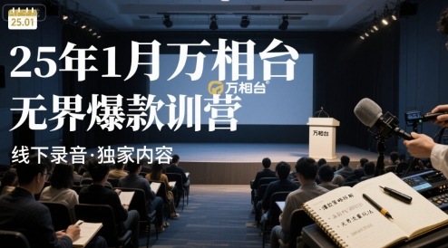 25年1月万相台无界爆款特训营线下录音-皮皮网创