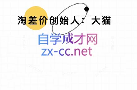 大猫淘差价课程(部分更新8月)-皮皮网创