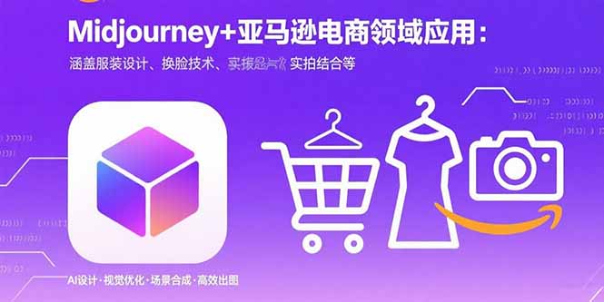 Midjourney+电商领域商业应用：涵盖服装设计、换脸技术、实拍结合等-皮皮网创