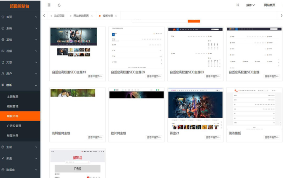 最新Pro版视频影视系统 电影管理系统源码 电影院播放系统含9套模板-皮皮网创