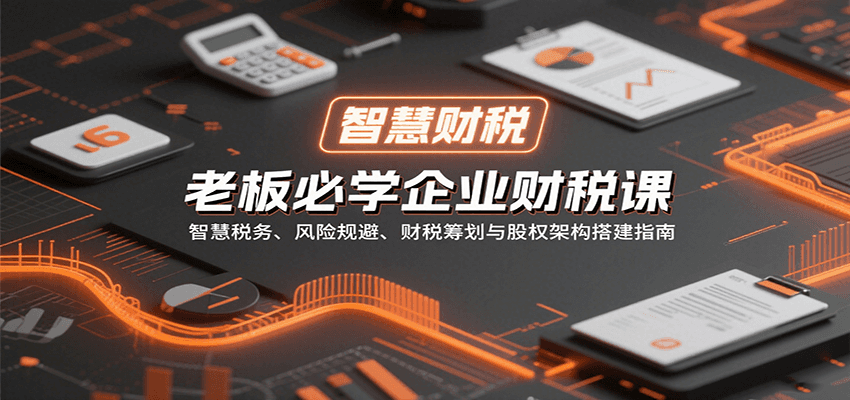 老板必学企业财税课：智慧税务、风险规避、财税筹划与股权架构搭建指南-皮皮网创