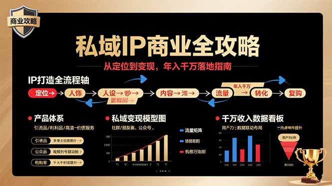 私域IP商业全攻略，从定位到变现，年入千万落地指南-皮皮网创