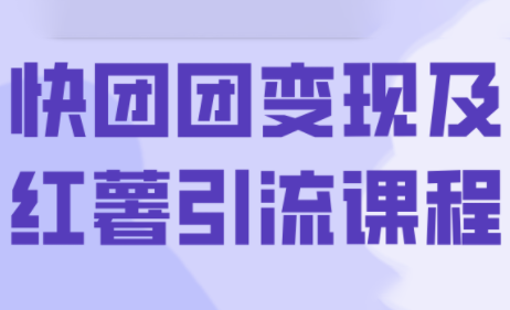 葡萄·快团团变现及红薯引流课程-皮皮网创