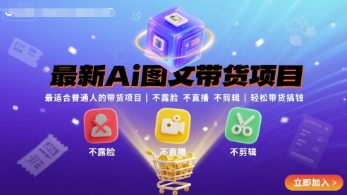 最新Ai图文带货项目，最适合普通人的带货项目，不露脸 不直播 不剪辑就可以轻松带货搞钱-皮皮网创