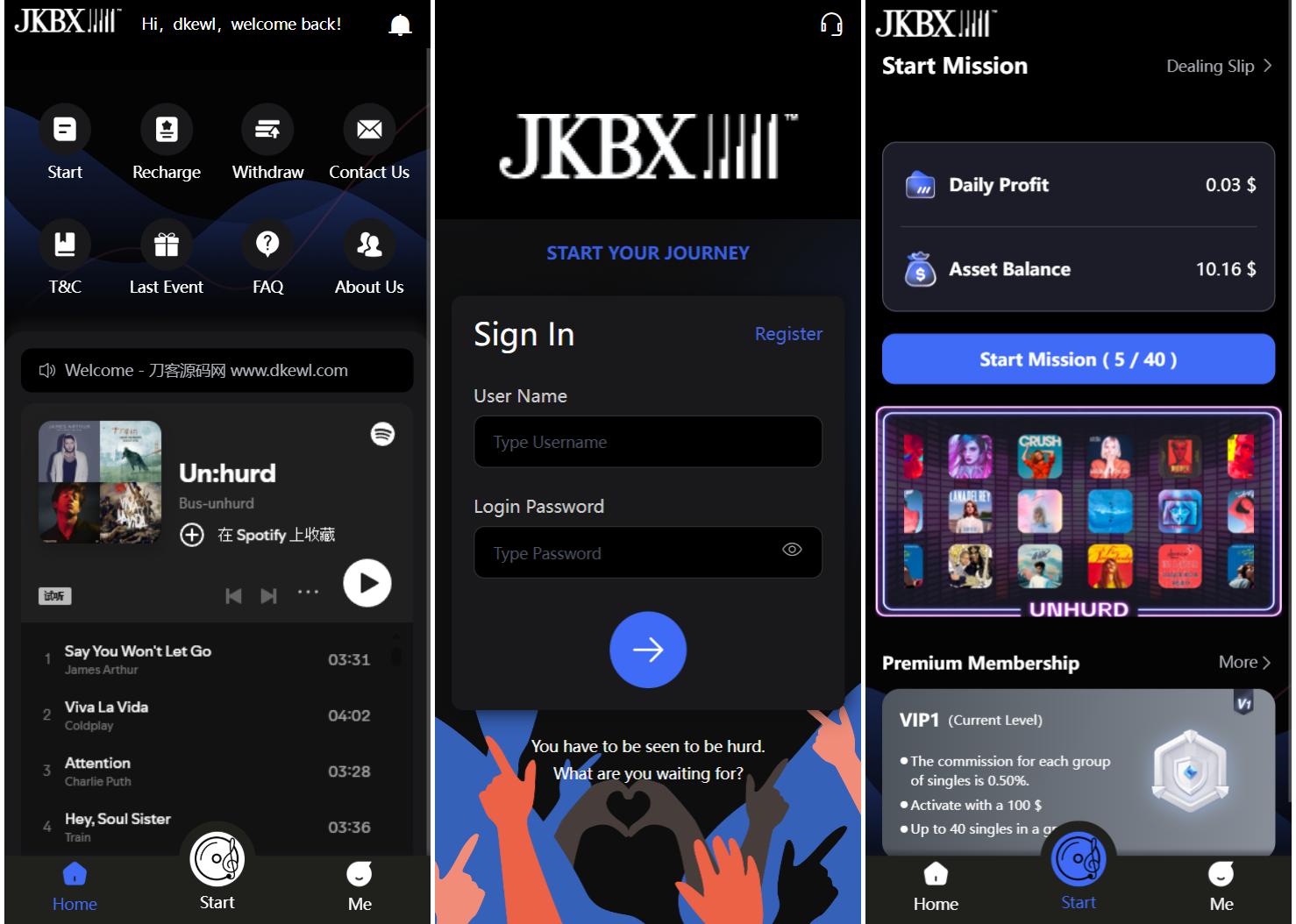 JKBX海外音乐抢单系统源码 Thinkphp框架 附教程-皮皮网创