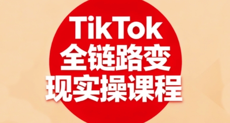 TikTok全链路变现实操课程，全方位助力学员掌握TK变现技能-皮皮网创