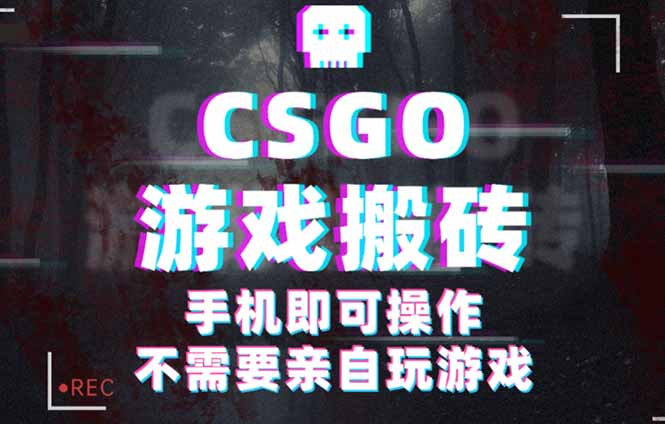 CSGO游戏挂机捡漏，单日扫货500+，年底小高峰上车可吃肉，手机即可操作…-皮皮网创
