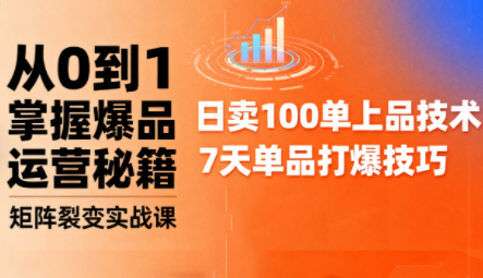 抖音小店爆品打造与矩阵裂变实战课-皮皮网创