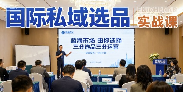 国际私域选品实战课，蓝海市场由你选择，七分选品三分运营-皮皮网创