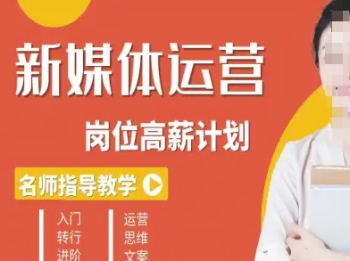 新媒体运营高薪升核培养计划，入门-转行-进阶-皮皮网创