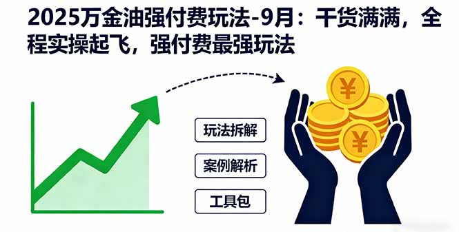 2025万金油强付费玩法-9月：干货满满，全程实操起飞，强付费最强玩法-皮皮网创