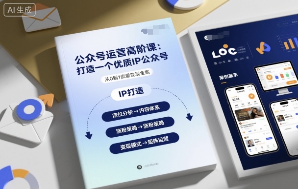 公众号运营高阶课，打造一个优质IP公众号-皮皮网创