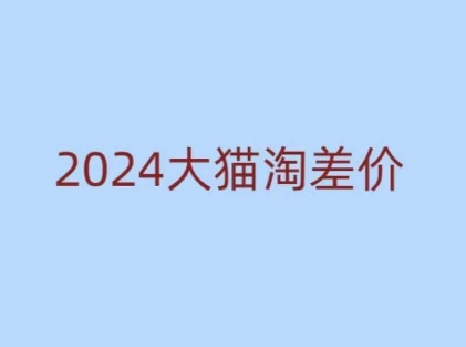 2024版大猫淘差价课程，新手也能学的无货源电商课程-皮皮网创