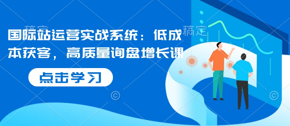 国际站运营实战系统：低成本获客，高质量询盘增长课-皮皮网创