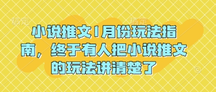 小说推文1月份玩法指南，终于有人把小说推文的玩法讲清楚了!-皮皮网创