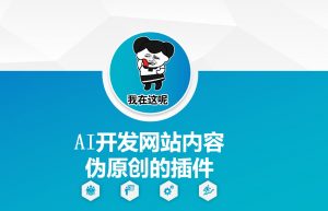 AI开发网站内容伪原创的插件，从零开始手把手教学-皮皮网创