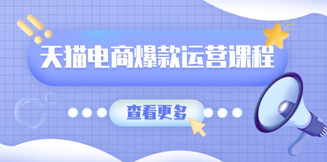 天猫电商爆款运营课程，爆款卖点提炼与流量实操，多套模型全面学习-皮皮网创