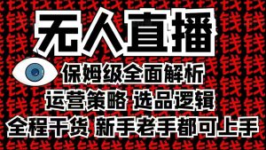 2025无人直播这么做就对了，保姆级全面解析，全程干货，新手老手都可上手-皮皮网创