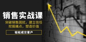 销售实战课,突破销售困扰,建立信任,挖掘痛点,塑造价值,轻松成交客户-皮皮网创