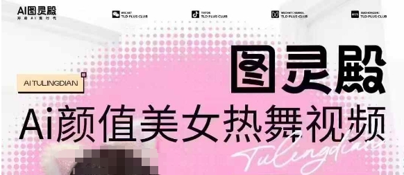 全网首发，原价988图灵殿AI颜值美女热舞视频，云端生图，轻松过原创-皮皮网创