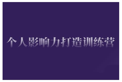 个人影响力打造训练营，掌握公域引流、私域运营、产品定位等核心技能，实现从0到1的个人IP蜕变-皮皮网创