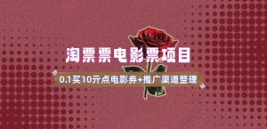 电影票无门槛券推广_0.1亓买10亓无门槛+渠道入口(v1.0版教程)-皮皮网创