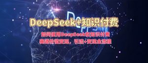 如何使用DeepSeek在知识付费赛道价值变现,引流+变现全流程-皮皮网创