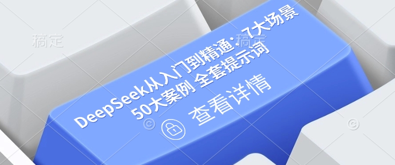 DeepSeek从入门到精通：7大场景 50大案例 全套提示词【文档】-皮皮网创