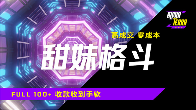 高成交零成本，售卖甜美格斗课程，谁发谁火，加爆微信，日入1000+收款…-皮皮网创