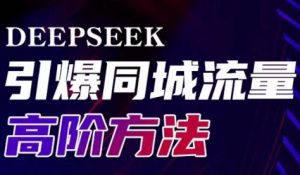 雨老师·Deepseek引爆同城引流高阶玩法-皮皮网创