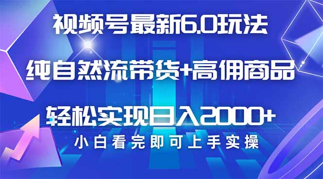 视频号带货最新6.0玩法，作品制作简单，当天起号，复制粘贴，轻松矩阵…-皮皮网创