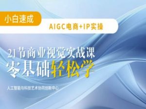 AIGC电商必备实操:21节平面设计实战课,教你玩转AI-皮皮网创