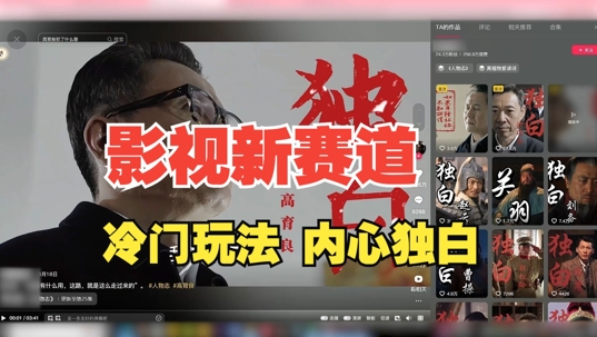最新影视解说玩法，人物独白，30天涨粉24万+，全流程拆解【揭秘】-皮皮网创