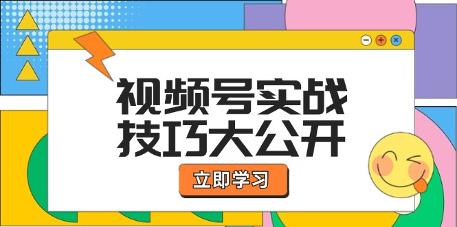 视频号实战技巧大公开：选题拍摄、运营推广、直播带货一站式学习 (无水印-皮皮网创